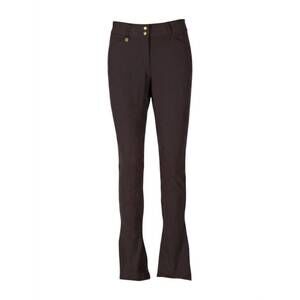 NEW OVATION women's front zip kentucky jodhpurs pants in dark brown